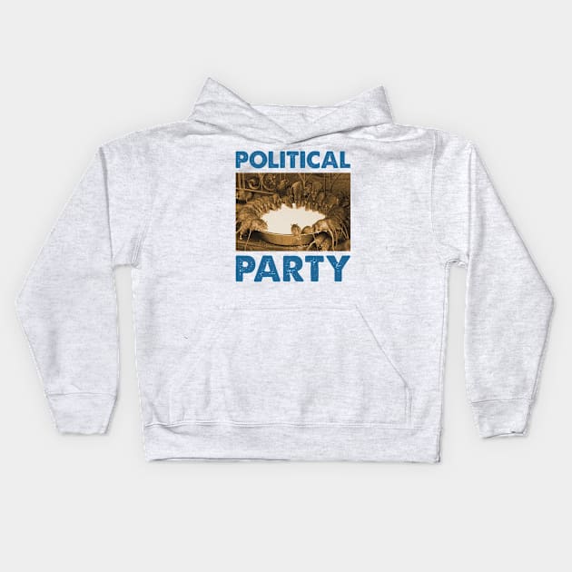 Political Party Kids Hoodie by Aprilskies